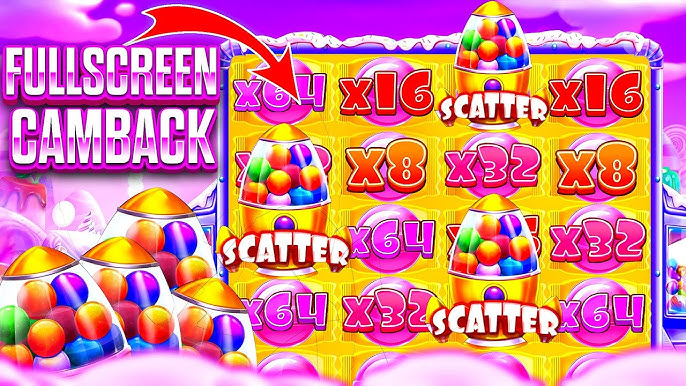 Sugar Rush 1000 — большой выигрыш x1000, экран праздника